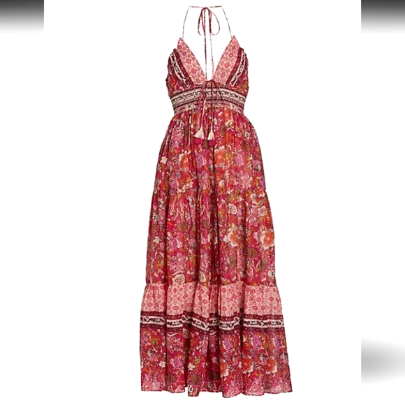 NWT Free People Real Love Boho Maxi dress size small - Picture 7 of 7